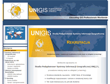 Tablet Screenshot of krakow.unigis.net